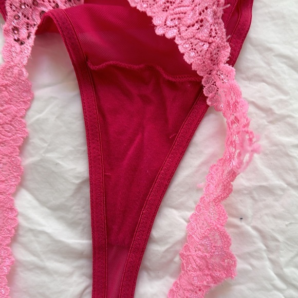 Victoria’s Secret thong bundle. Size M.  One yellow Very Sexy and one pink mesh. - Picture 10 of 11